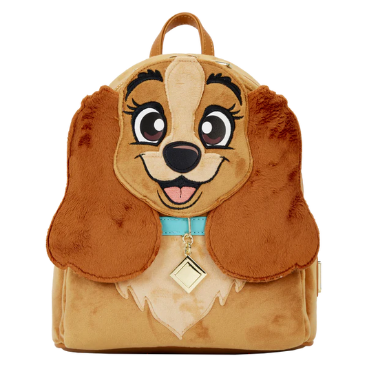 Loungefly Disney Lady and The Tramp Cosplay Plush Mini Backpack