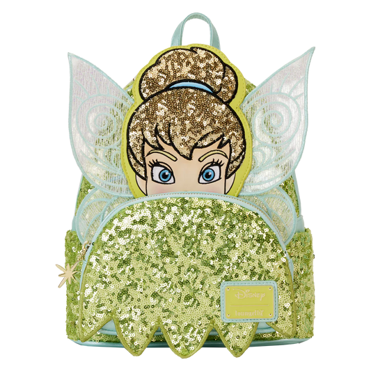 Loungefly Disney Peter Pan Sequin Tinker Bell Mini Backpack