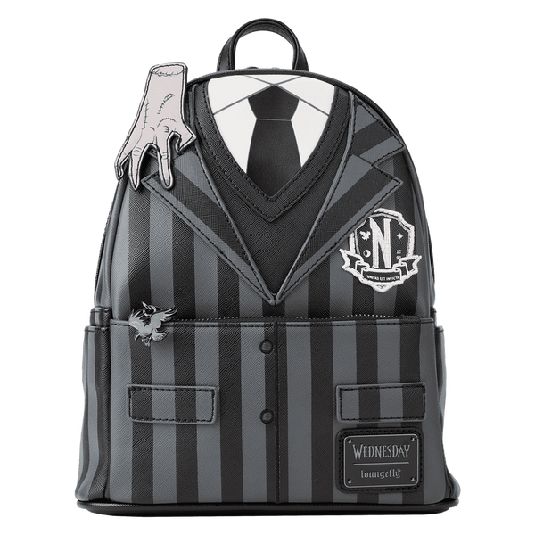 Wednesday The Addams Family Nevermore Academy Mini Backpack cheapest New In Hand