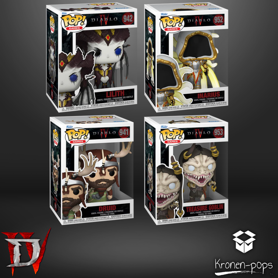 Diablo 4 - Bundle (Set of 4) Funko Pop! Vinyl Figures