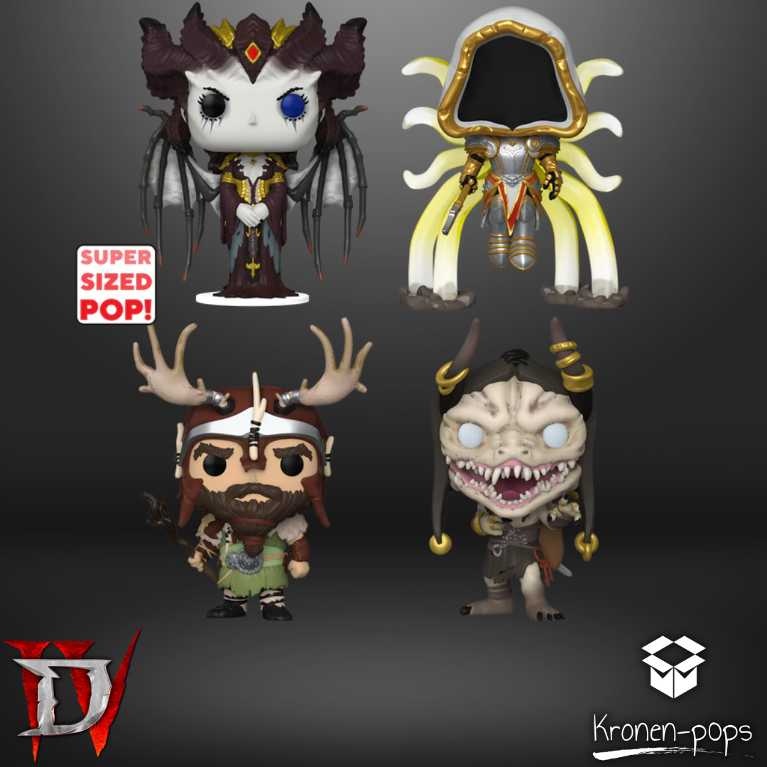 Diablo 4 - Bundle (Set of 4) Funko Pop! Vinyl Figures