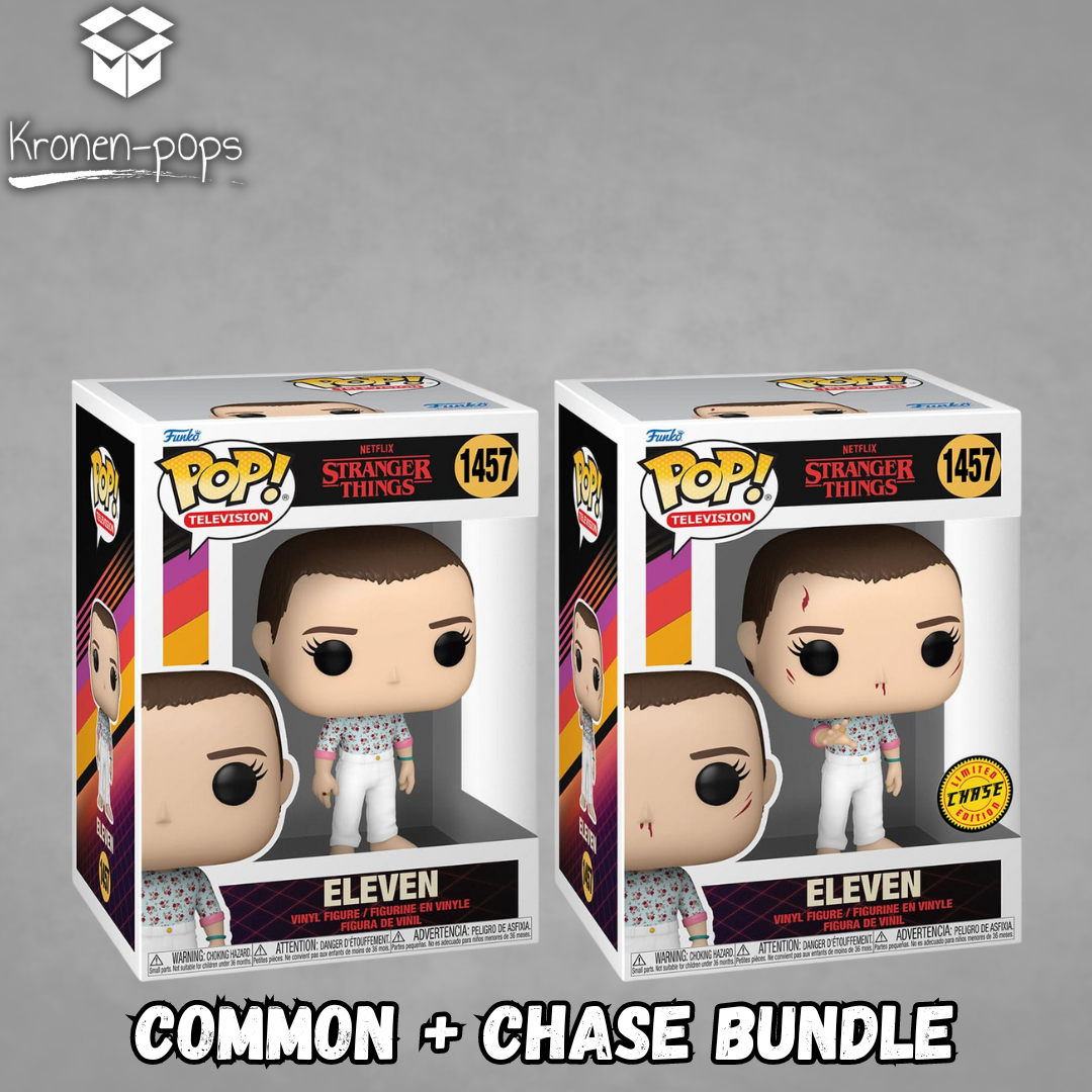 Stranger Things - Eleven Common + Chase Funko Pop! Vinyl Figure Bundle