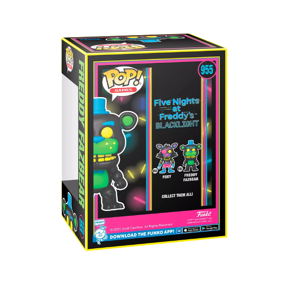 Five Nights At Freddy's - Freddy Fazbear Blacklight Funko Pop!