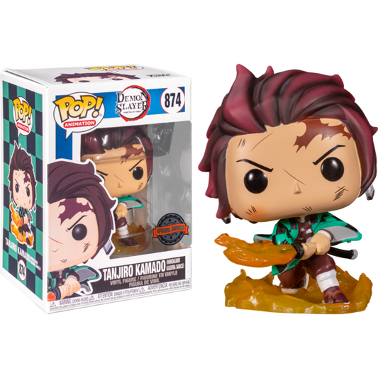 Demon Slayer - Tanjiro with Flaming Blade Funko Pop!