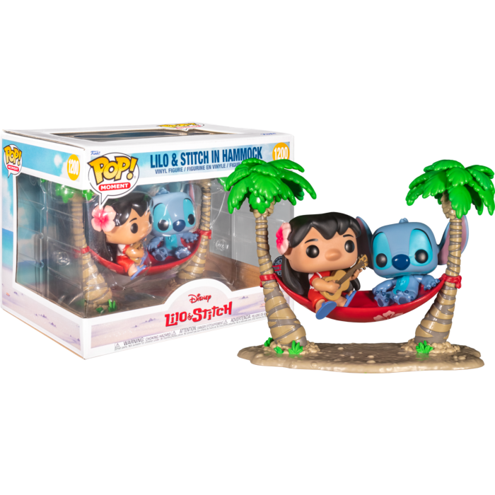 Disney Lilo & Stitch in hammock Funko Pop! Movie Moment