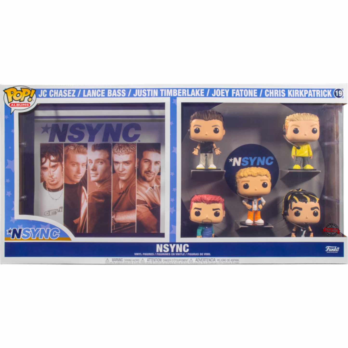 NSYNC - Debut Deluxe Pop! Albums Vinyl Figure 5-Pack (DAMAGED BOX)