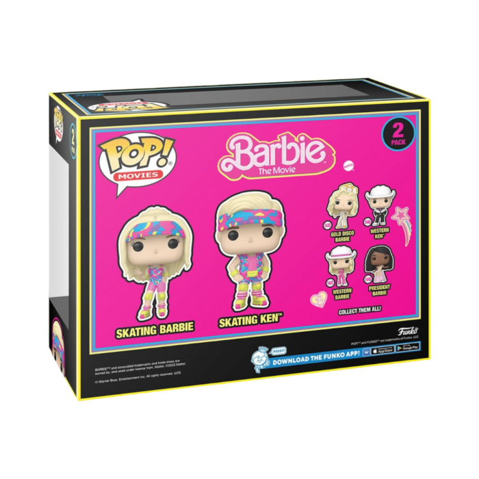 Barbie (2023) - Skating Barbie & Skating Ken Pop! Vinyl Figure 2-Pack