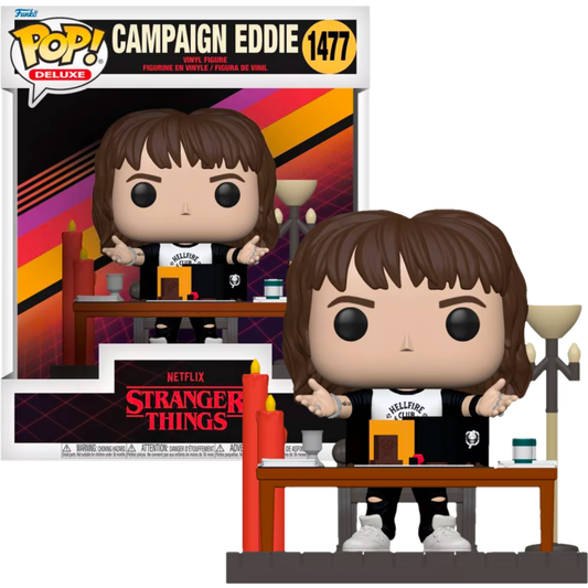 Stranger Things - Dungeons and Dragons Campaign Eddie Funko Pop! Deluxe