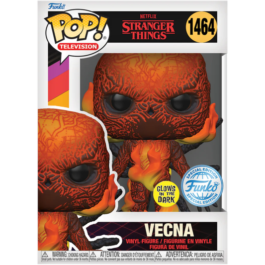 Stranger Things - Vecna on Fire Glow Funko Pop!