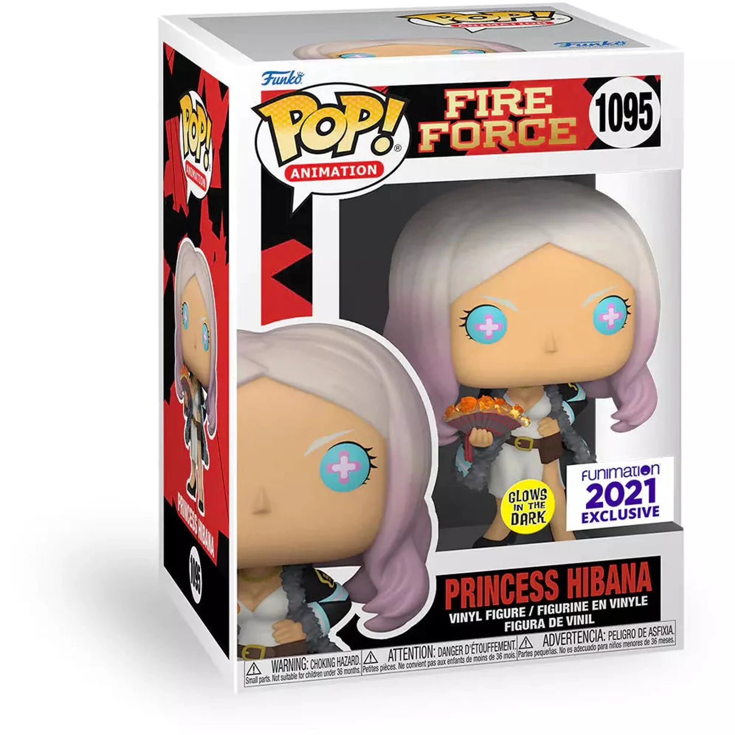 Fire Force - Princess Hibana Glow Funko Pop! (DAMAGED BOX)