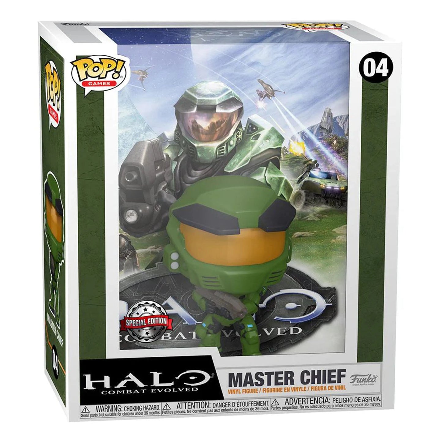 Halo: Combat Evolved - Master Chief Funko Pop! Game Cover (DAMAGED BOX)