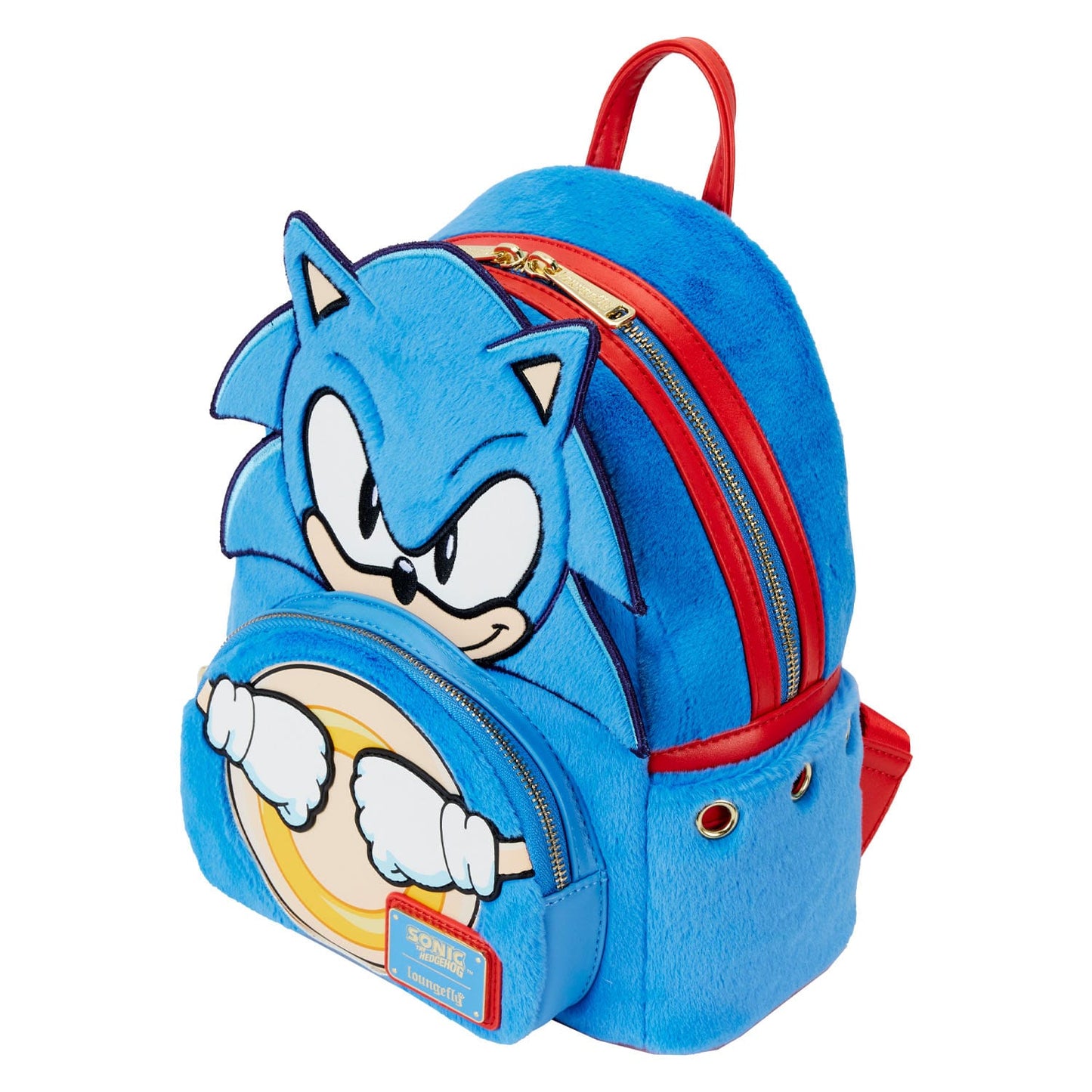 Loungefly Sonic the Hedgehog Classic Cosplay Plush Mini Backpack