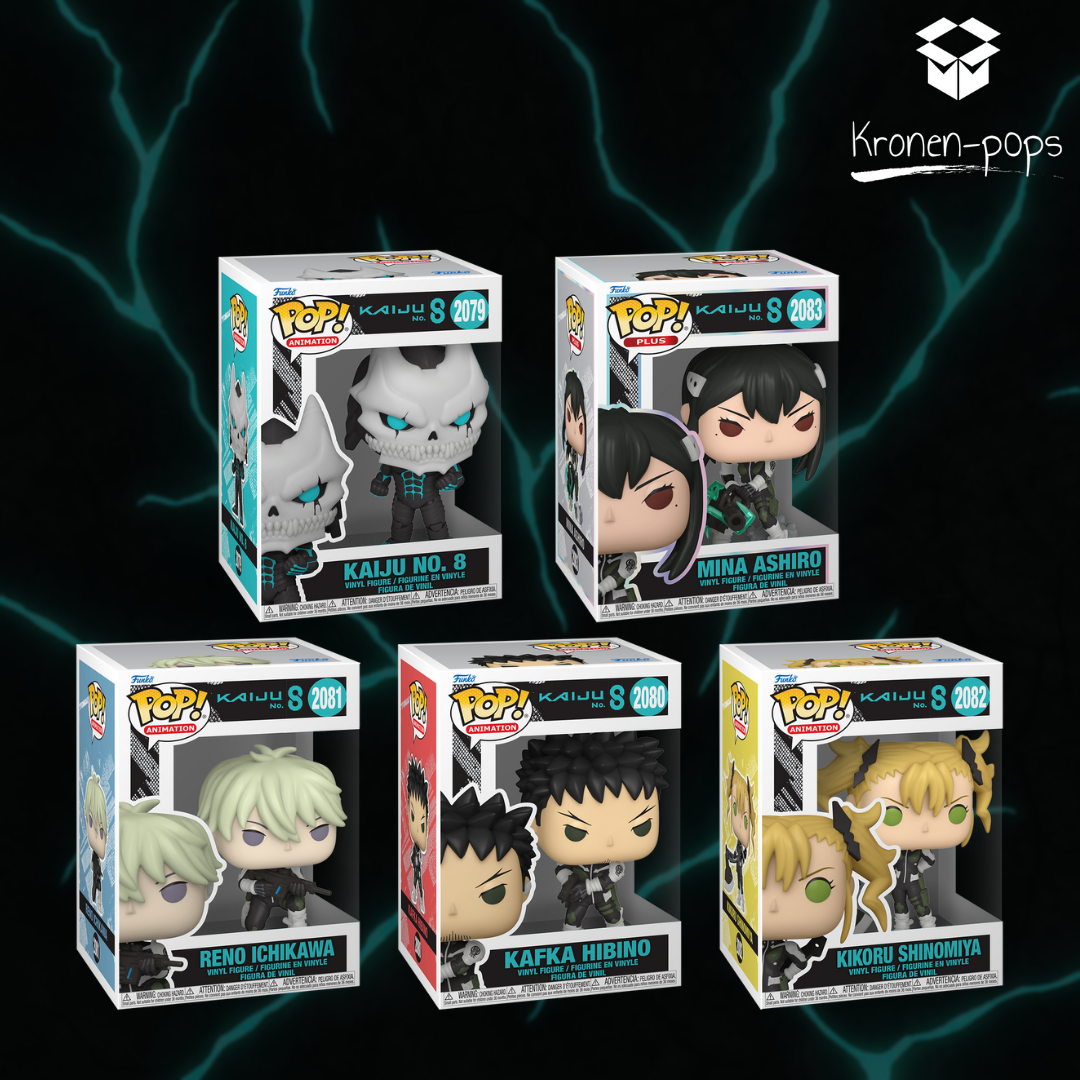Kaiju No. 8 - Kaiju No. 8 Funko Bundle (Set of 5) Funko Pop! Vinyl Figures