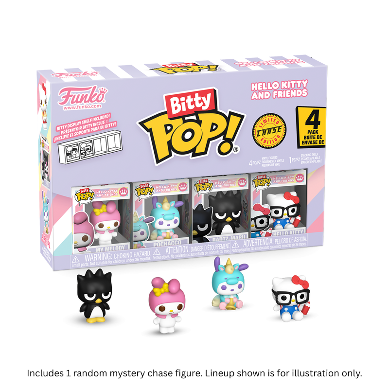 Bitty Pop! Sanrio Hello Kitty and Friends 4-Pack Series 4
