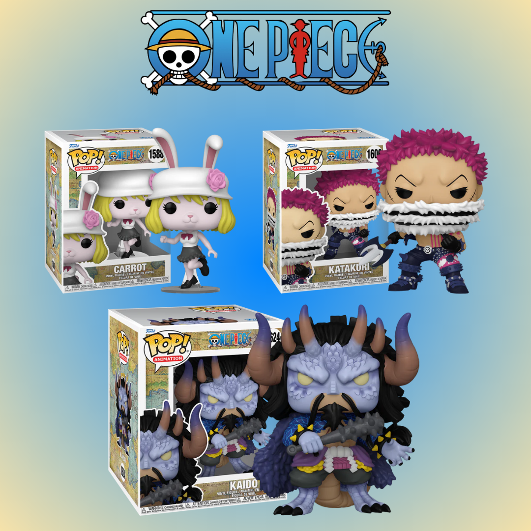 One Piece - Kaido, Katakuri & Carrot Bundle (Set of 3) Funko Pop! Vinyl Figures