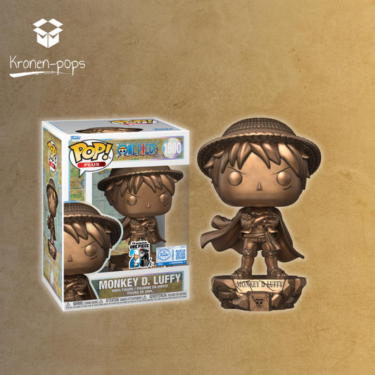 One Piece - Monkey D. Luffy Statue (Bronze) Funko Pop! Plus