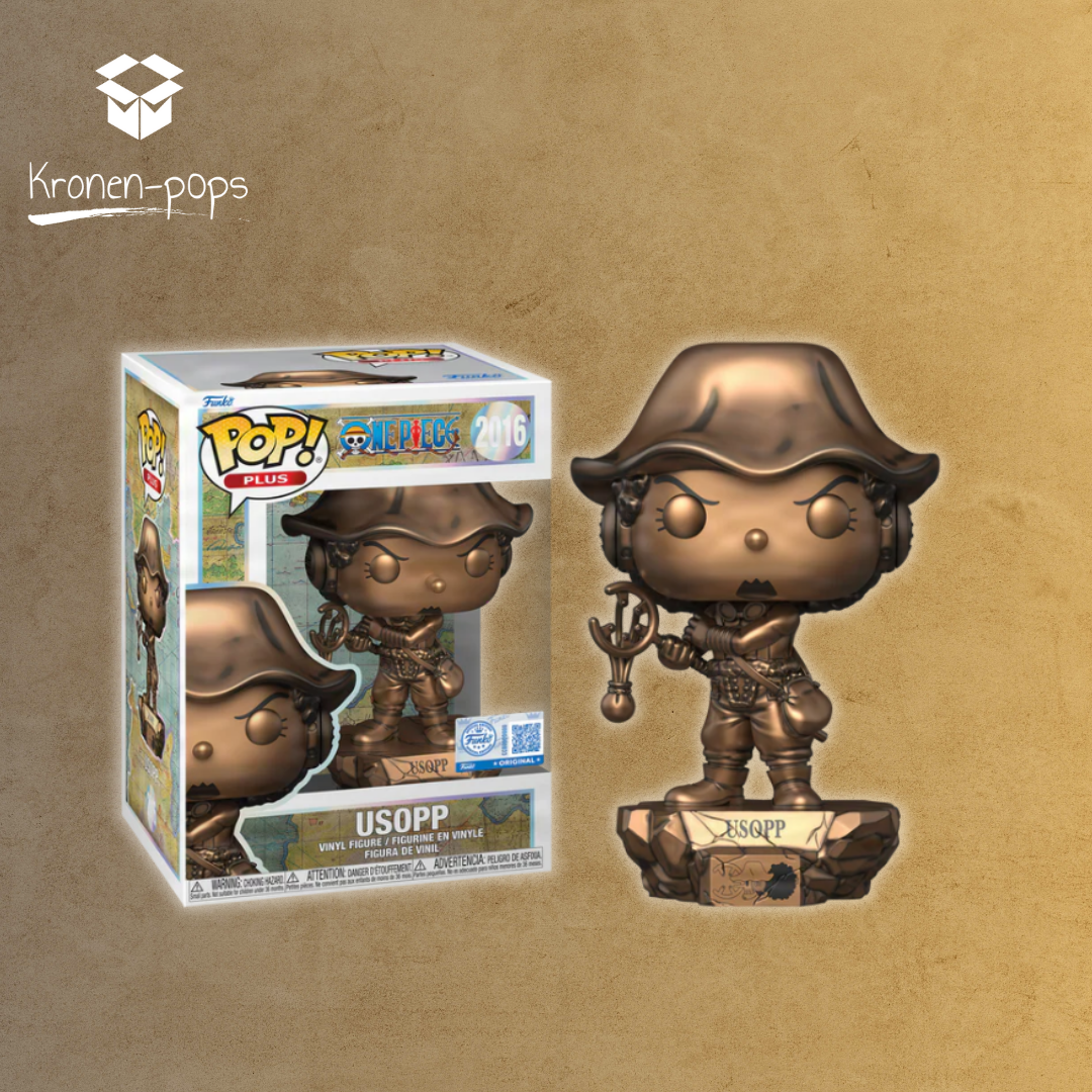 One Piece - Usopp Statue (Bronze) Funko Pop! Plus