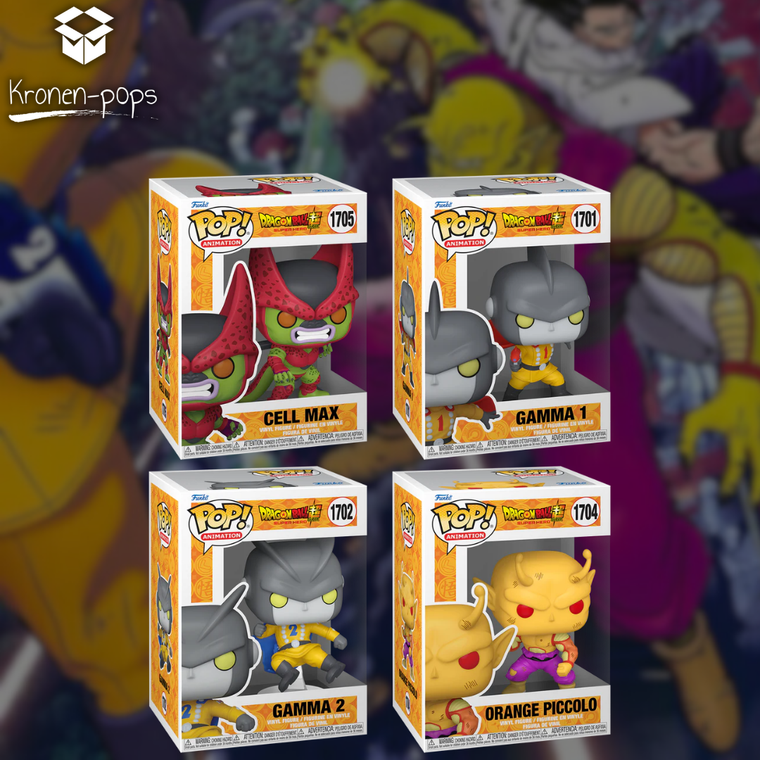 Dragon Ball Super: Super Hero (Set of 4) Funko Pop! Vinyl Figures