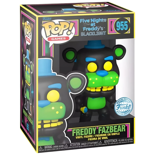 Five Nights At Freddy's - Freddy Fazbear Blacklight Funko Pop! Vinyl Figure