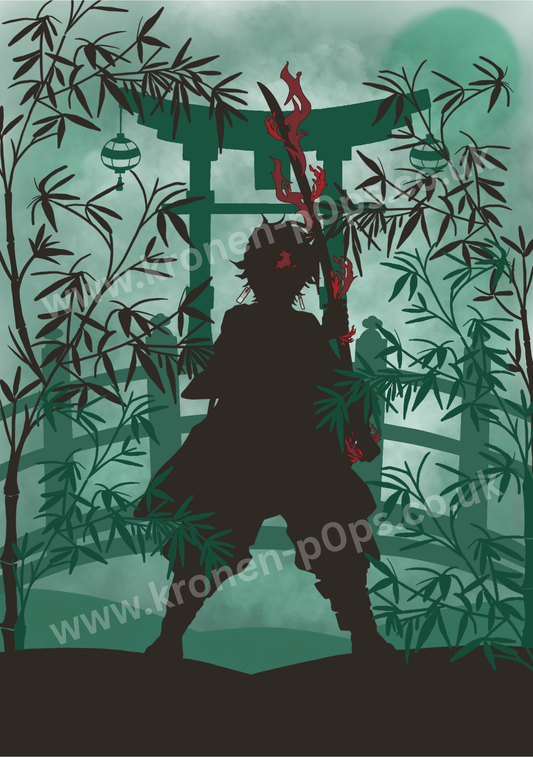 Katana Slayer A5 Art Print
