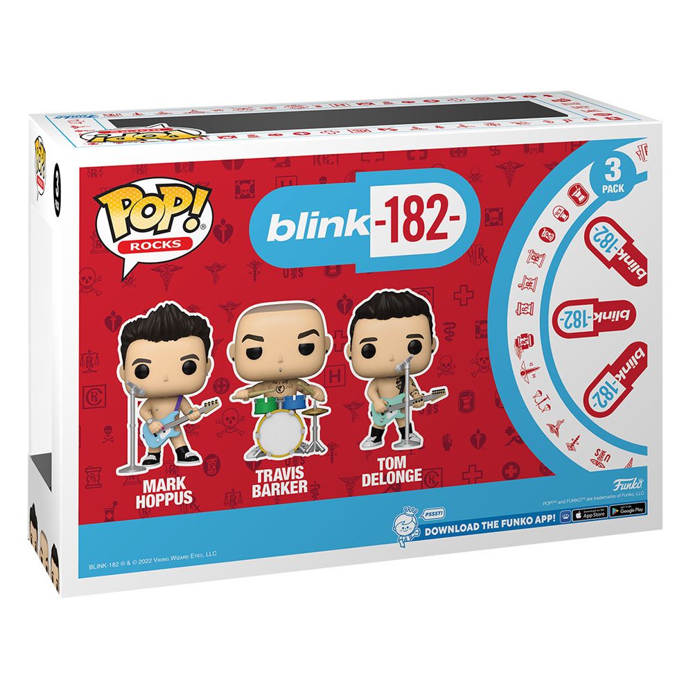 Blink 182 Funko Pop! 3-Pack Vinyl Figure