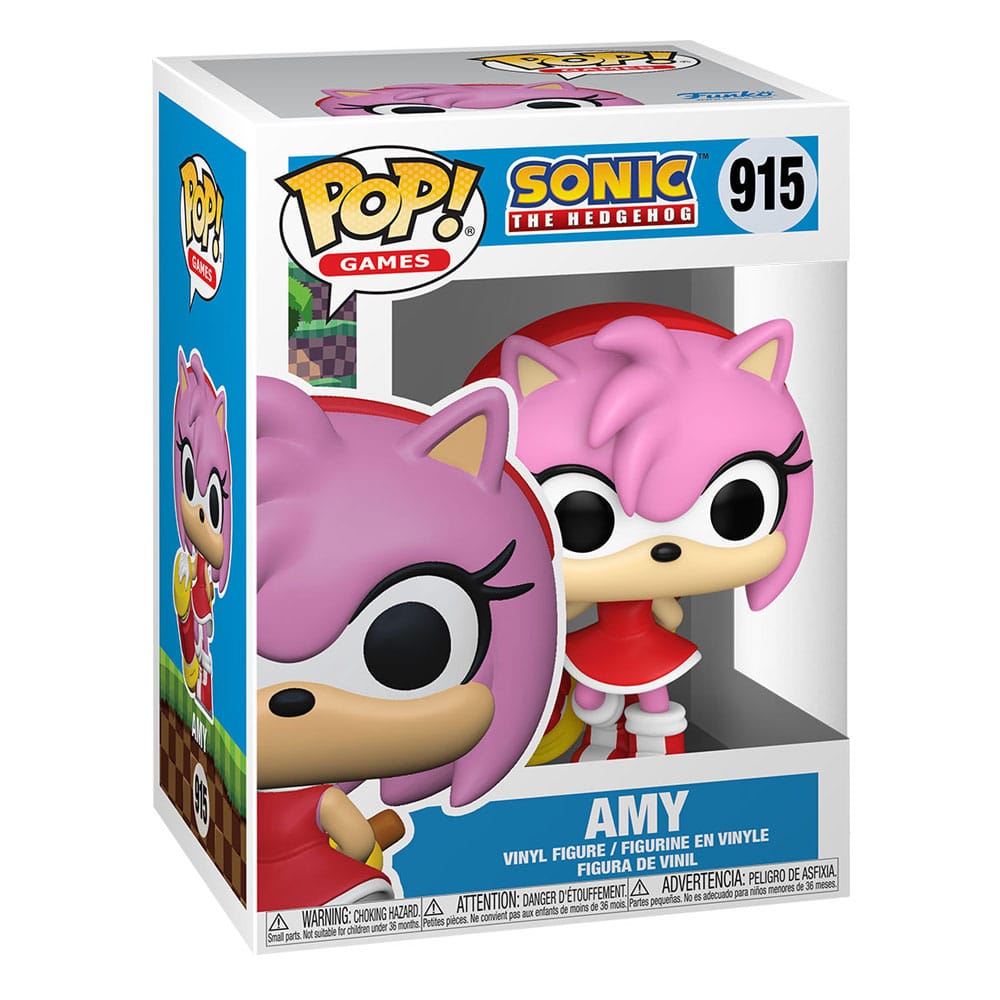 Funko Sonic the Hedgehog POP! Games Vinyl Figure Amy Rose 9 cm