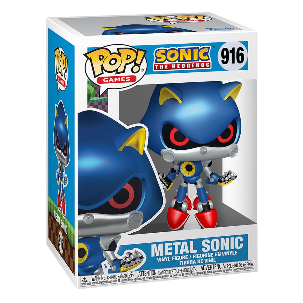 Funko Sonic the Hedgehog POP! Games Vinyl Figure Metal Sonic 9 cm