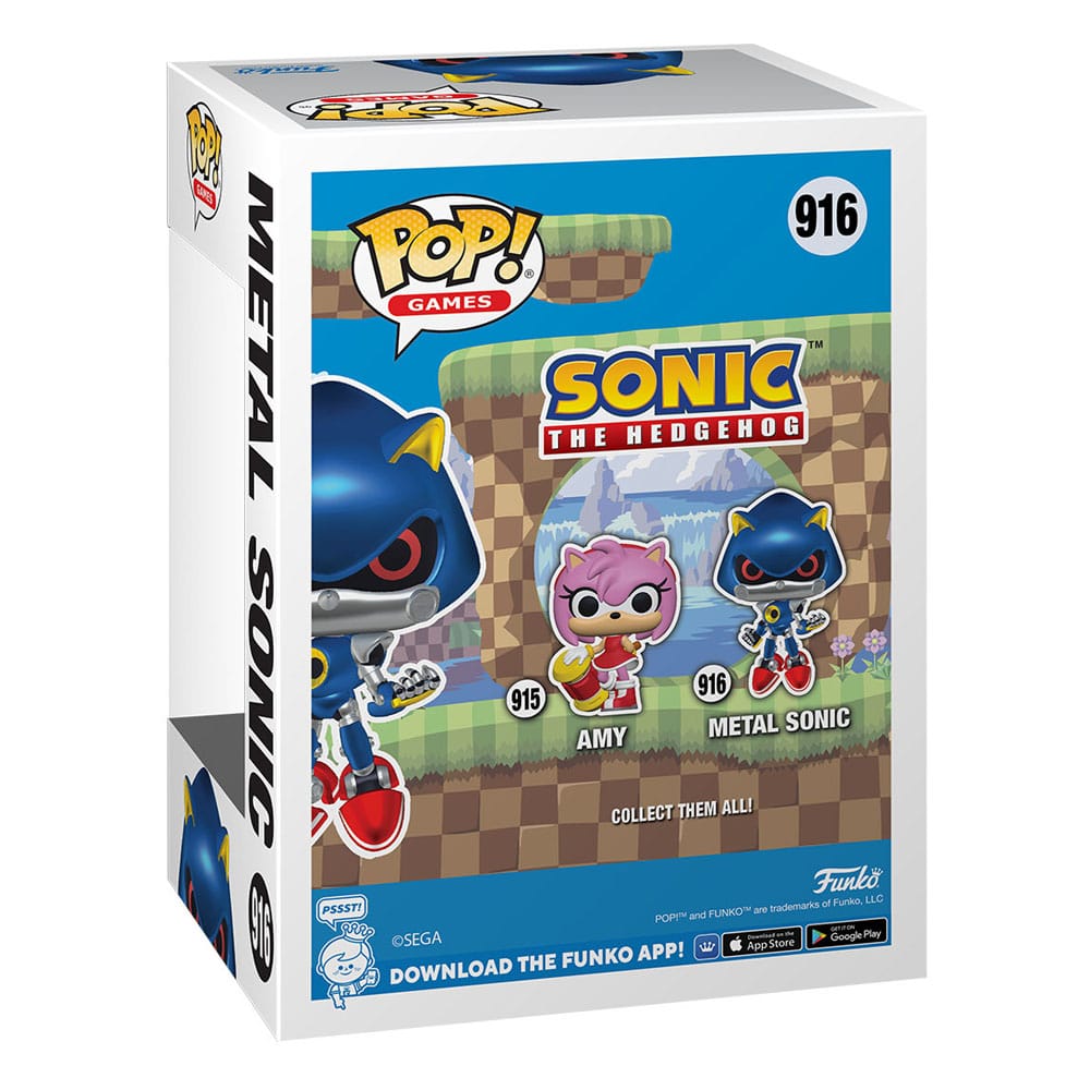 Funko Sonic the Hedgehog POP! Games Vinyl Figure Metal Sonic 9 cm