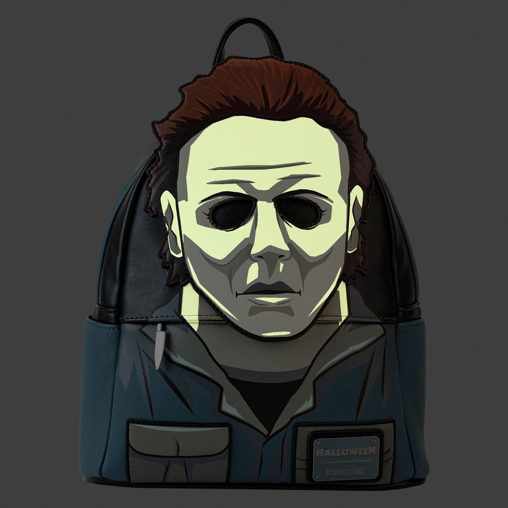 Loungefly Halloween Michael Myers Glow Mask Cosplay Mini Backpack