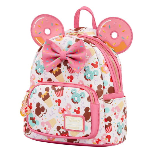 Disney by Loungefly Backpack Minnie Cupcake & Donuts AOP Exclusive