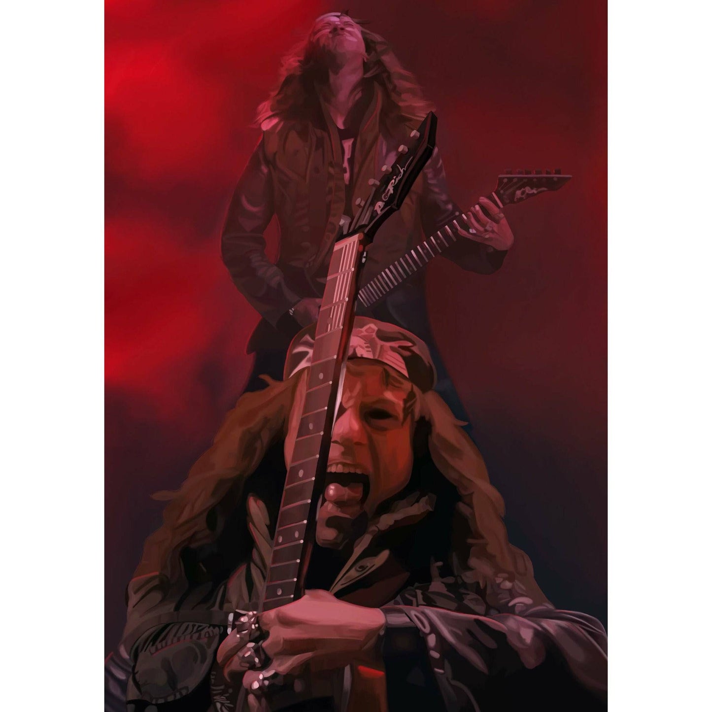 Stranger Things Eddie A5 Art Print