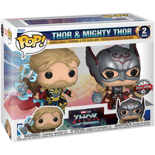 Thor 4: Love and Thunder - Thor & Mighty Thor Funko Pop! 2-pack