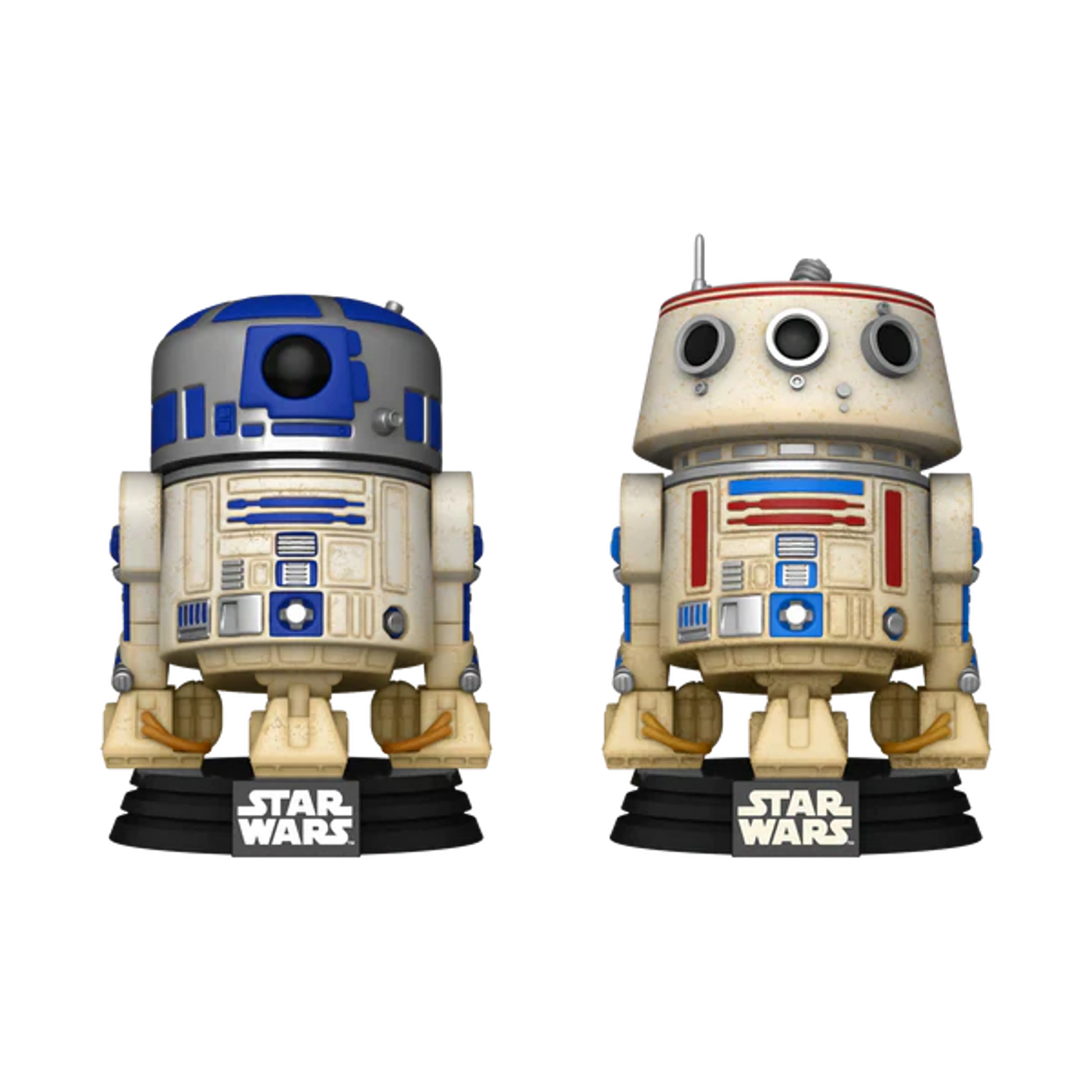 Funko Pop! Star Wars: Disney 100 Retro Reimagined R2-d2 & C-3po
