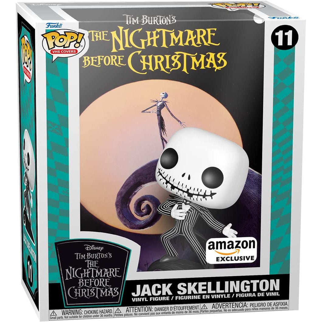 The Nightmare Before Christmas - Jack Skellington on Spiral Hill Funko Pop! VHS Covers Vinyl Figure