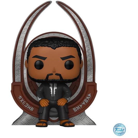 Marvel Studios Black Panther - T'Challa on Throne Deluxe Funko Pop!