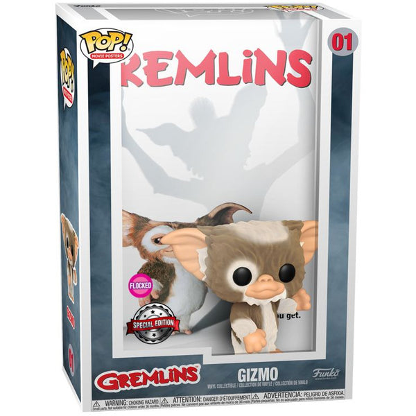 Funko Gremlins VHS Cover Limited Edition Exclusive with Flocked Gizmo Pop!  Figure in Display Case