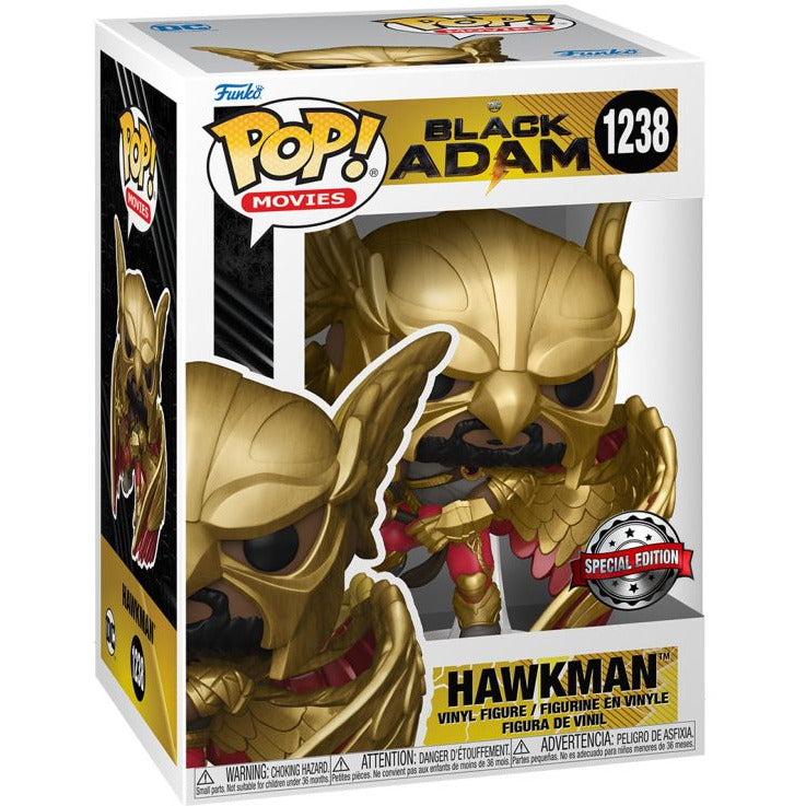 Black Adam Hawkman exclusive funko pop!