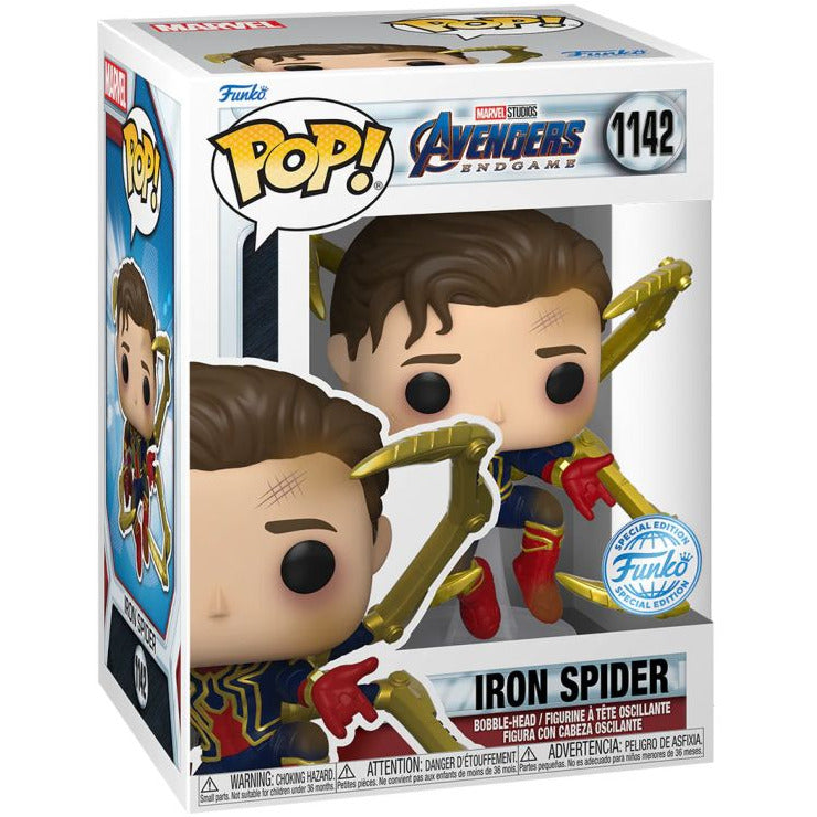 Avengers 4: Endgame - Spider-Man Iron Spider Unmasked Funko Pop!