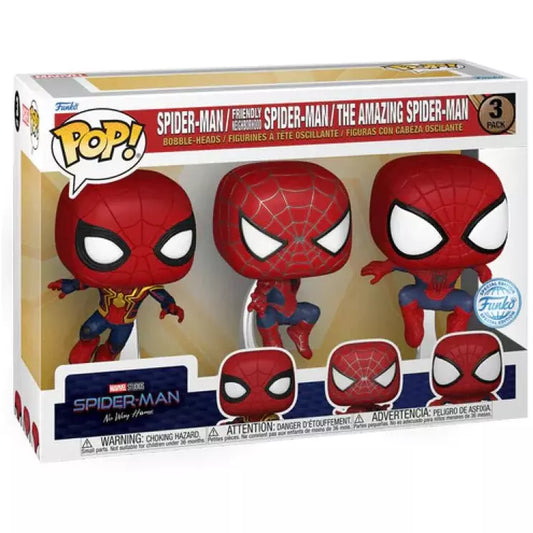 Spider-Man: No Way Home - Spider-Man Funko Pop! Vinyl Figure 3-Pack