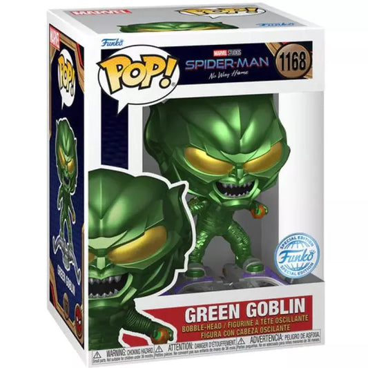 Spider-Man: No Way Home - Green Goblin Metallic Funko Pop!