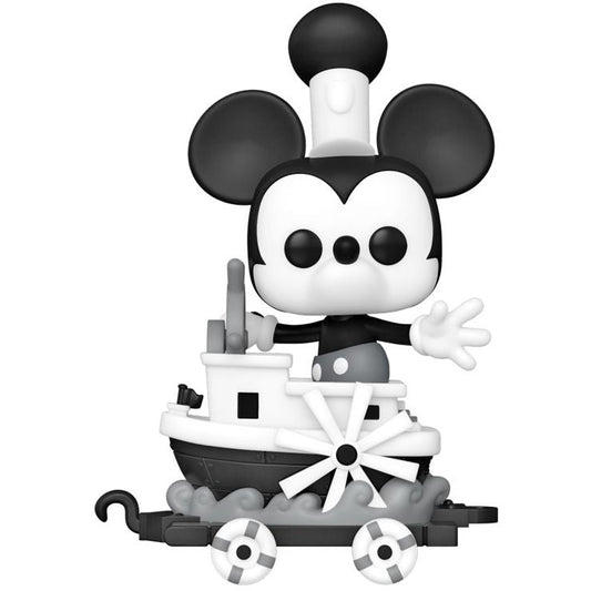 Disney: D100 - Mickey in Steamboat Car Funko Pop! Train Vinyl Figure