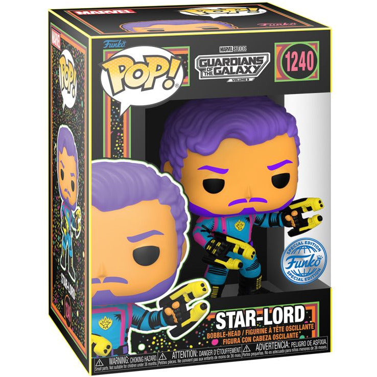 Guardians of the Galaxy 3 - Star-Lord Blacklight Funko Pop!