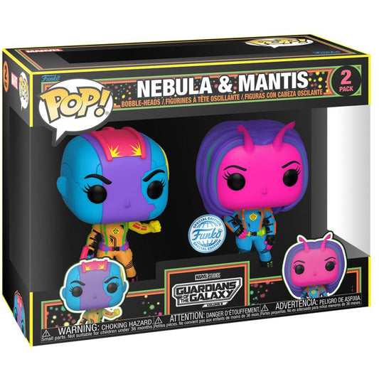 Guardians of the Galaxy 3 - Nebula & Mantis Blacklight Funko Pop! 2-Pack