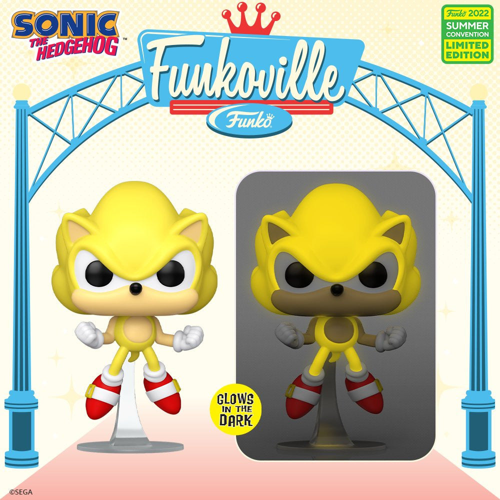 Glow in the Dark Sonic – Super Sonic First Appearance Funko Pop!