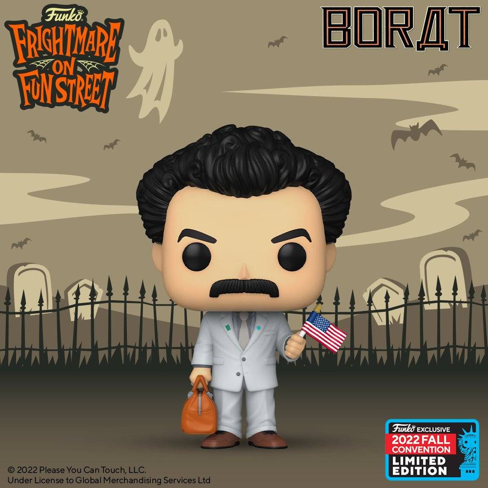 Borat with flag and suit Funko Pop!