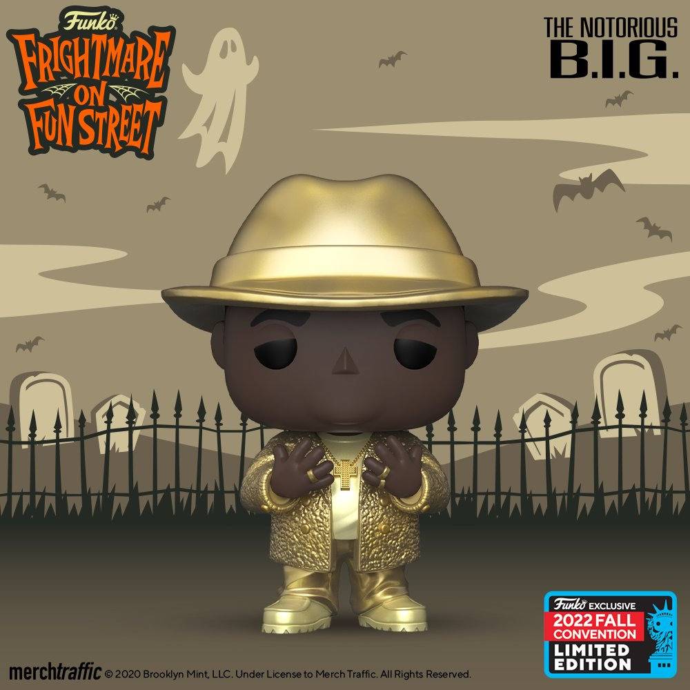 The Notorious B.I.G. - Biggie with Golden Suit and Fedora Funko Pop!