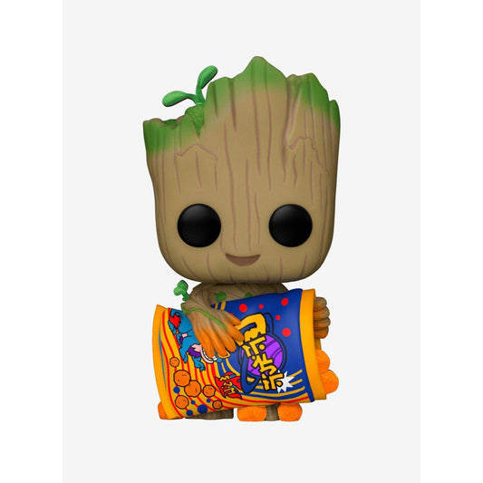 Groot with cheese puffs Funko Pop!
