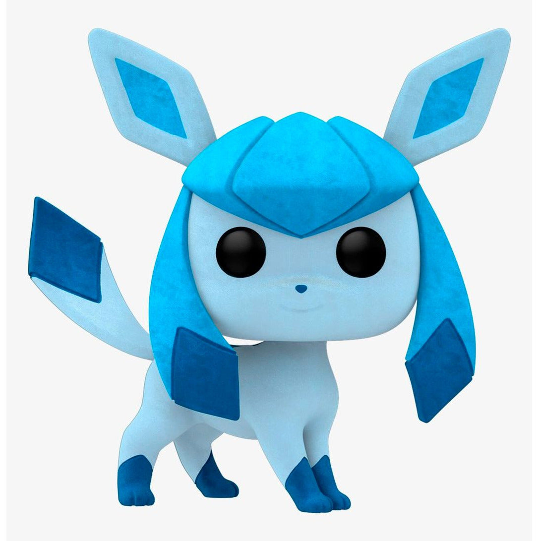 Pokemon - Glaceon Flocked Funko Pop!