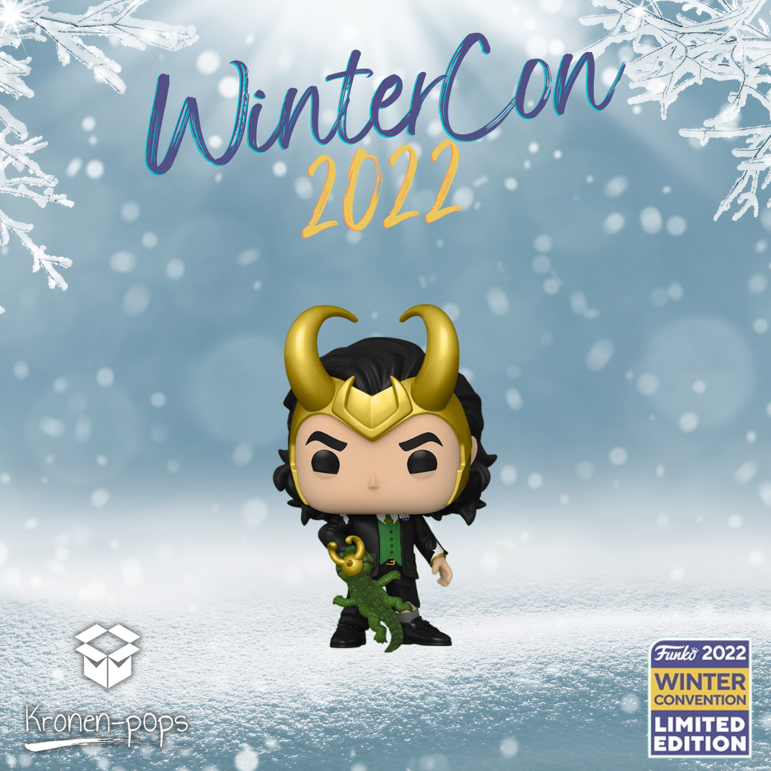 Marvel Studios' Loki - President Loki with Alligator Funko Pop! WinterCon 2022 Exclusive