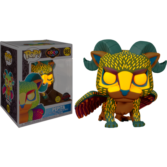 Coco - Pepita Neon Glow in the Dark 6" Super Sized Pop! Vinyl Figure